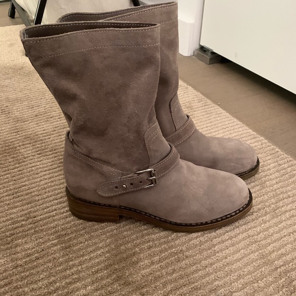 Rag & Bone Oliver suede mid calf boots - Picture 2 of 4